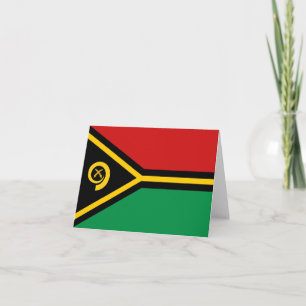 Cartão Vanuatu Flag Notecard