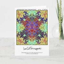 Cartão Vaojkur como 4ª encarnação do Ekchuajumudab