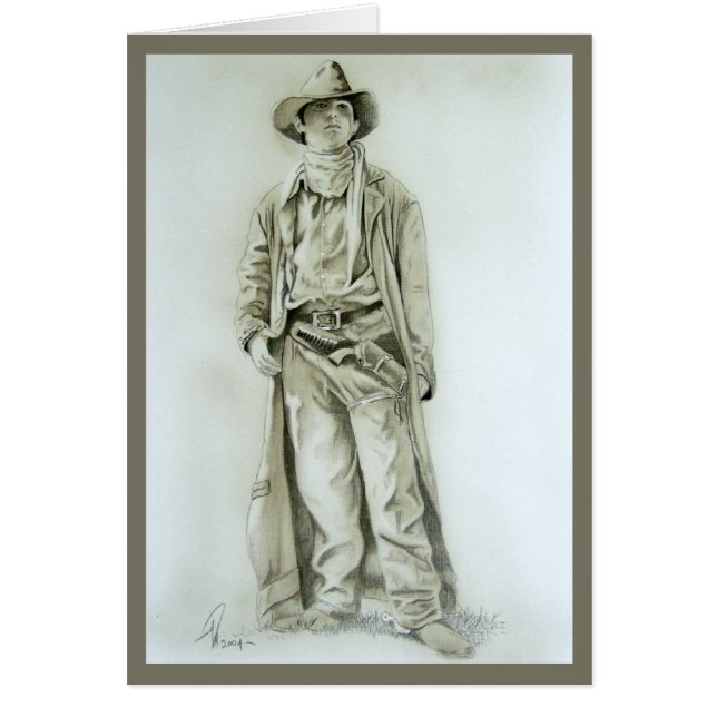 Cartão Vaqueiro pequeno (Frente)