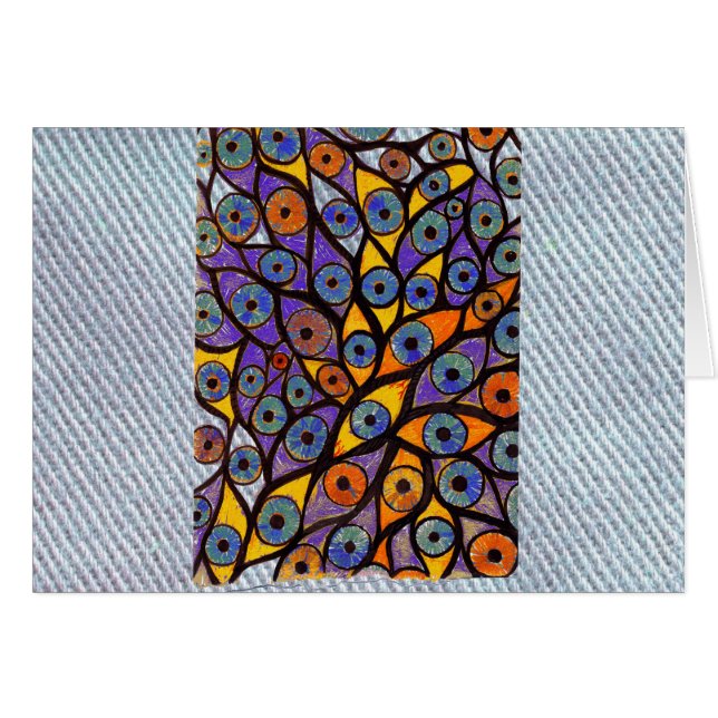 Cartão Vários Olhos (Frente Horizontal)