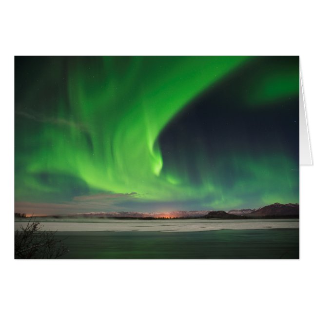 Cartão Varrendo Aurora (Frente horizontal)