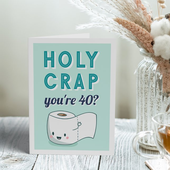 Cartão Varrer Mais Um Ano | Aniversário da Idade Personal (Criador carregado)