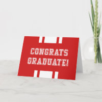 Varsity Congrats Graduate Cor Varsitiana Editável