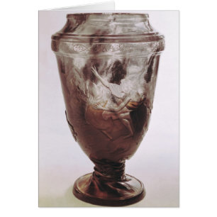 Cartão Vase representando Orfeu e Eurídice