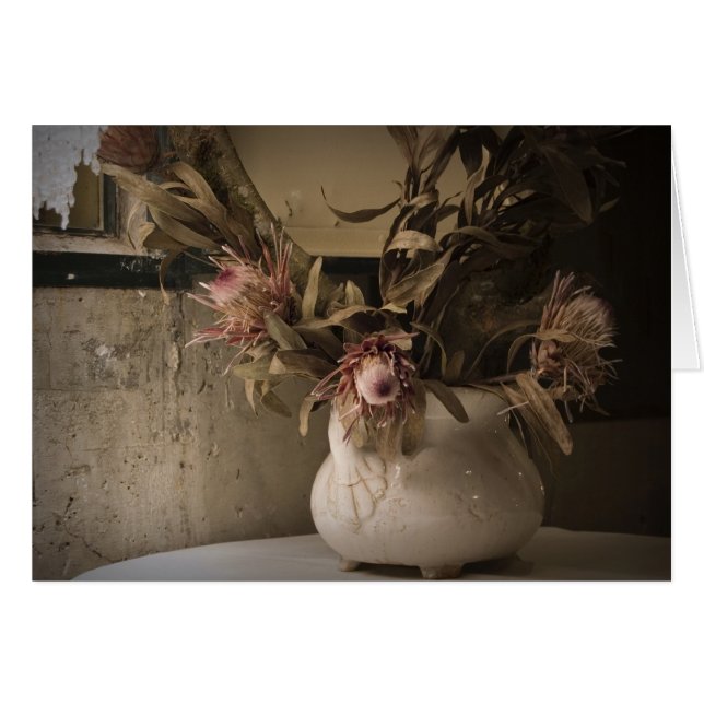 Cartão Vaso de flor (Frente Horizontal)