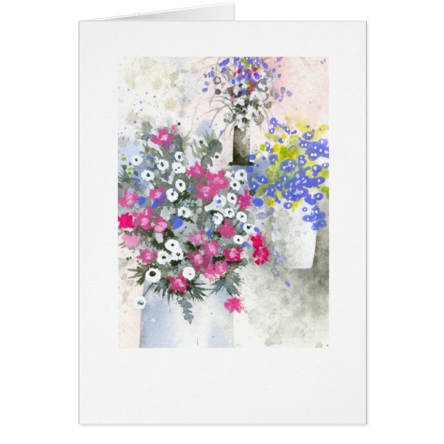 Cartão Vasos japoneses (Frente)