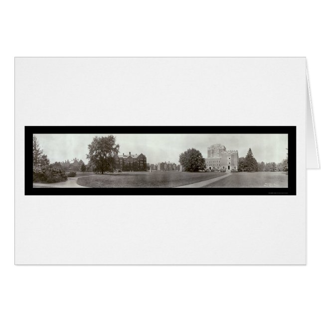 Cartão Vassar College Foto 1912 (Frente Horizontal)