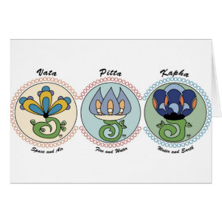 Cartão Vata-Pitta-Kapha