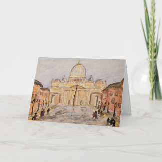 Cartão Vatican Greeting Card