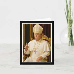 Cartão Vaticano Cristão Vaticano Cristão Novo Papa Tru