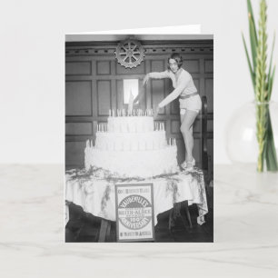 Cartão Vaudeville Birthday Party: 1926