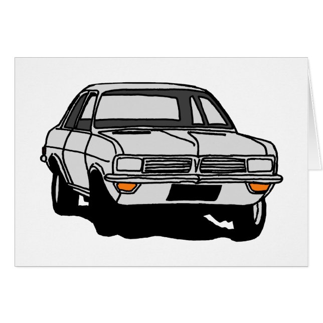 Cartão Vauxhall branco Viva HC (Frente Horizontal)