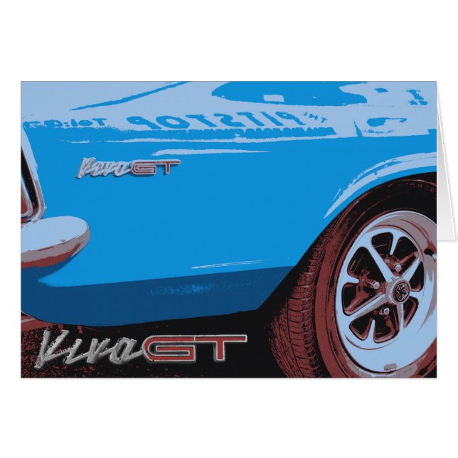 Cartão Vauxhall Viva HB GT (Frente Horizontal)