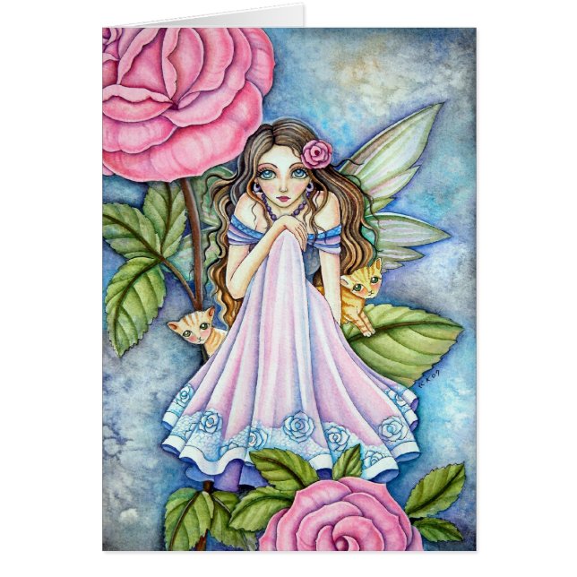 Cartão vazio - * alvorecer rosado * (Frente)