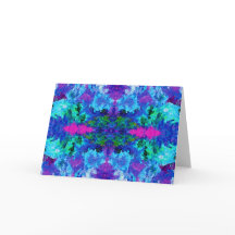 Vazio Azul abstrato (Versão 2) Personalizável