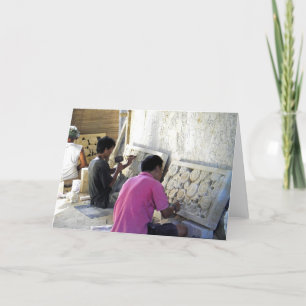 Cartão Vazio Bali Stone Cutters