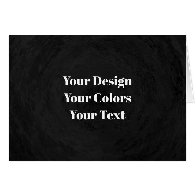 Cartão Vazio - Crie sua própria placa personalizada (Frente Horizontal)