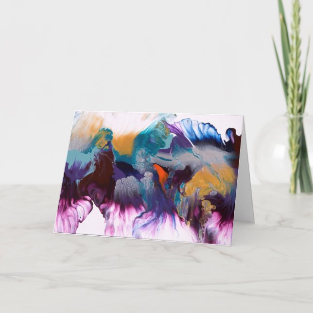 Cartão vazio da flor (Frente)