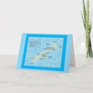 Cartão Vazio da Ilha Madeline Notecard 2025