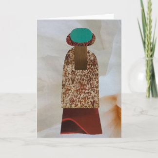 Cartão Vazio da Mama Taylor de Colagem Única