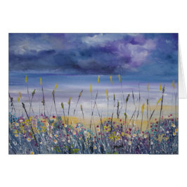 Cartão vazio da praia vazia