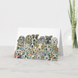 Cartão vazio de Cães Artísticos