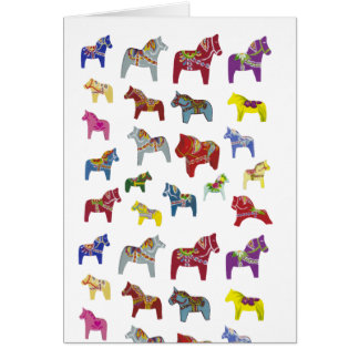 Cartão Vazio de Cavalos Dala