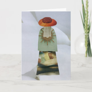 Cartão Vazio de Estrela de Colagem Única da Terra