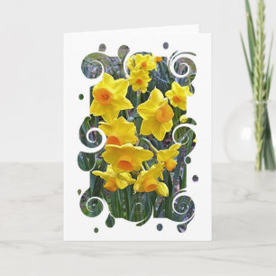 Cartão vazio de Jonquils