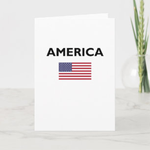 Cartão Vazio de Luz-Cor de Bandeira Americano