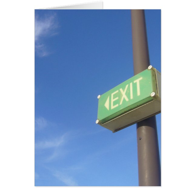 Cartão vazio de saída (Frente)