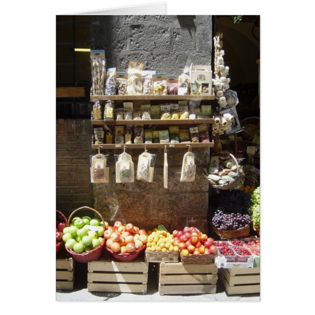 Cartão vazio de suporte de fruta (Frente)