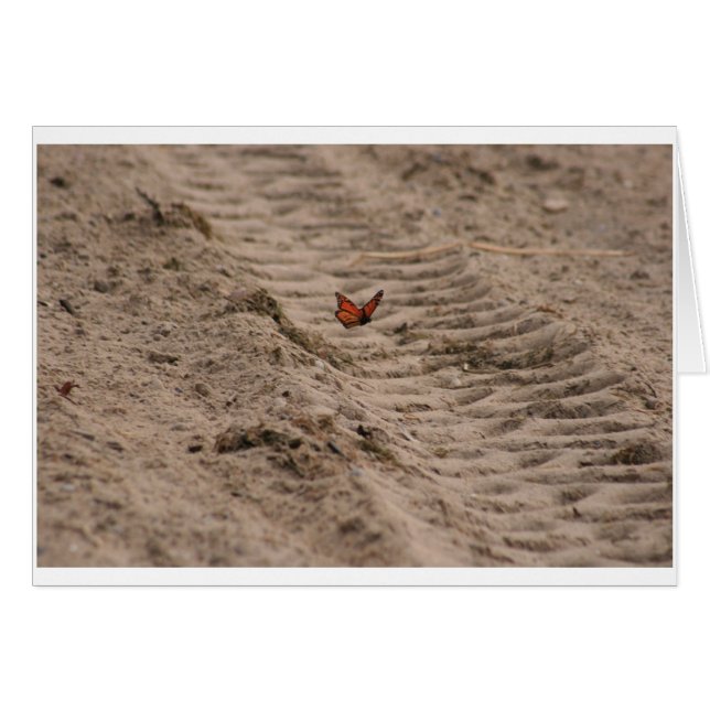 Cartão vazio do monarca (Frente Horizontal)