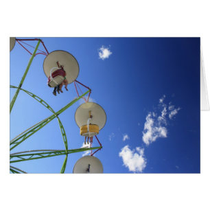 Cartão vazio do passeio do carnaval