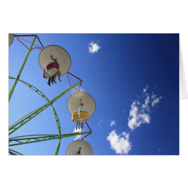 Cartão vazio do passeio do carnaval (Frente horizontal)