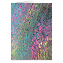 Cartão vazio do pavão