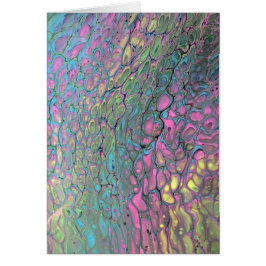 Cartão vazio do pavão