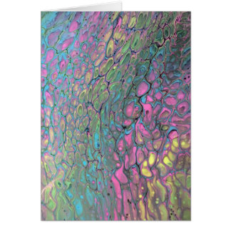 Cartão vazio do pavão