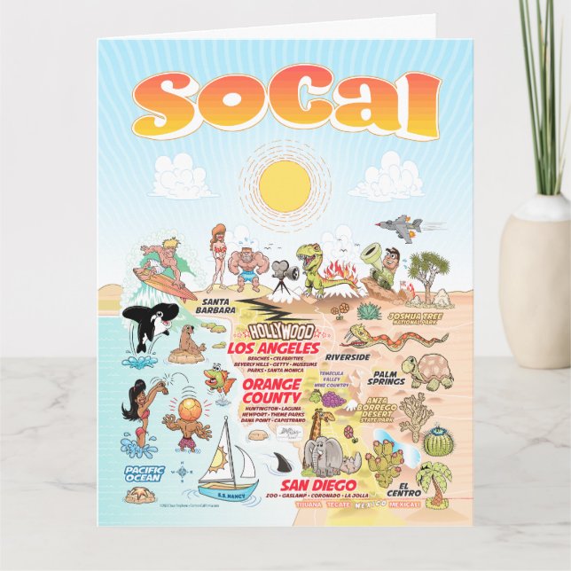 Cartão Vazio do sul da Califórnia (Frente)