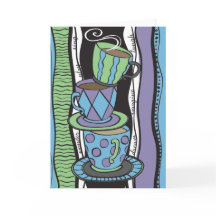 Cartão vazio do tea party