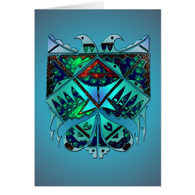 Cartão vazio dois Eagles (Frente)