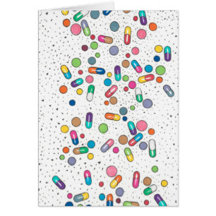 Cartão Vazio dos comprimidos