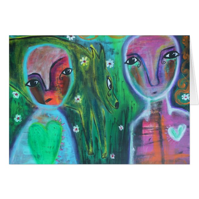 Cartão vazio dos dias felizes (Frente horizontal)