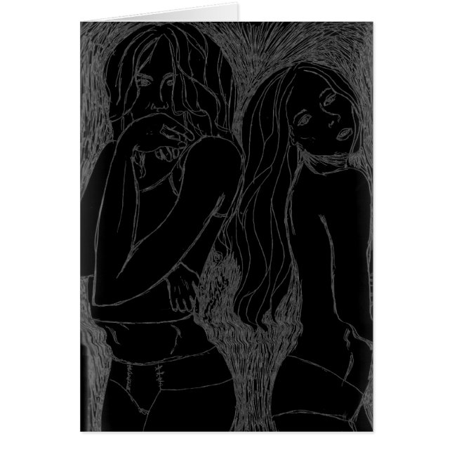 Cartão vazio dos MODELOS POSING1 (Frente)