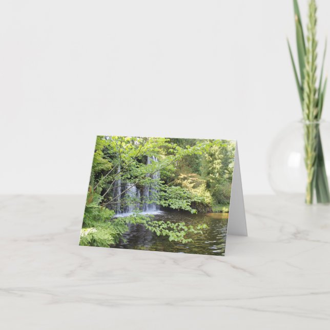 Cartão vazio dos notecards da foto para dentro (Frente)