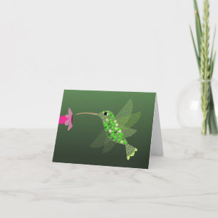 Cartão Vazio Hummingbird Notecard