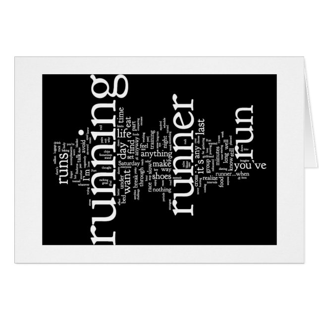 Cartão vazio para os corredores (Frente horizontal)