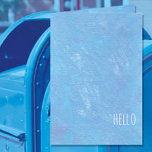 Vazio Simples Blue Hello Modern
