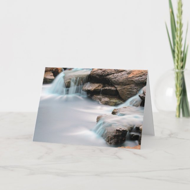 Cartão Vazio Texas Sugar Land Park Silky Waterfall (Frente)