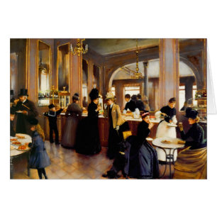 Cartão Vazio Vintage Paris Paery Shoppe